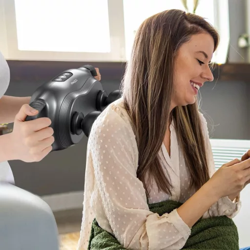 Bezdrátový masážní přístroj na hluboké tkáně