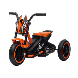 Dětská tříkolka s 3 koly, oranžová