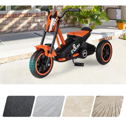 Dětská tříkolka s 3 koly, oranžová