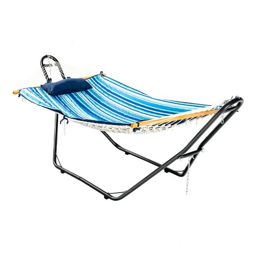 Stojan na houpací síť z kovu