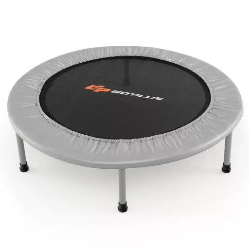 Trampolína 95cm, šedá