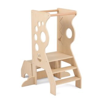 Dřevěný dětský stolička
