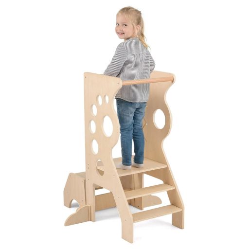 Dřevěný dětský stolička