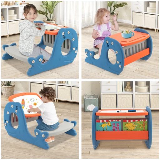 Dětský malý stoleček s nastavitelnou pracovní deskou