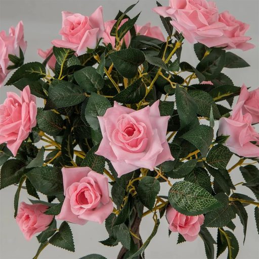 Růžový umělý strom, 93 cm