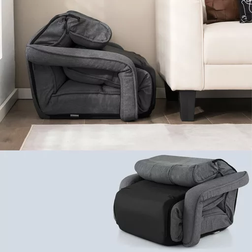 Skládací pohovka s postelí a 6 nastavitelnými polohami