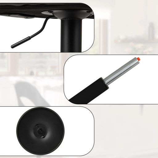 Modern barové židle 2 ks, černo-bílé