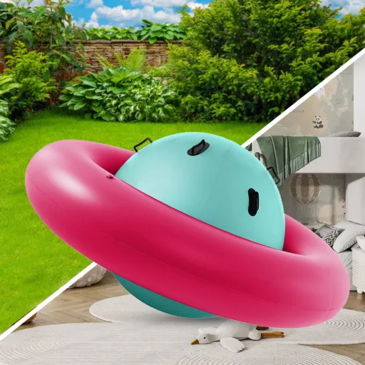 Nafukovací domek houpačka
