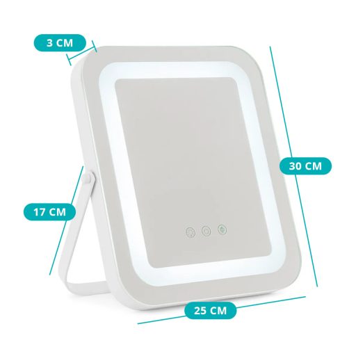 Zrcadlo na líčení s LED osvětlením