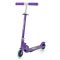 Skládací dětská hliníková koloběžka s LED osvětlením kol, fialová