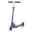 Skládací dětská hliníková koloběžka s LED osvětlením kol, fialová