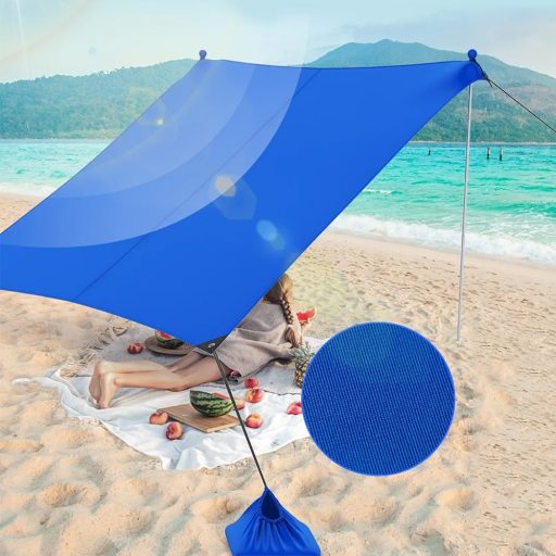 Přenosná sluneční ochrana se 4 pytli s pískem 2,3x2x2 m UV50+