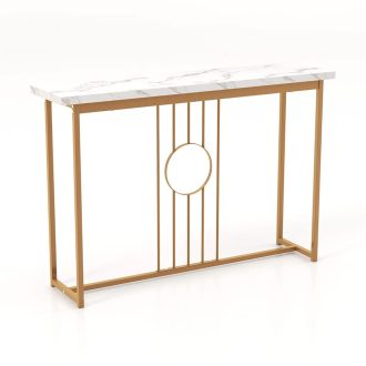 Moderní předsíňový stolek s mramorovým vzhledem