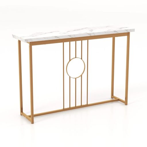 Moderní předsíňový stolek s mramorovým vzhledem