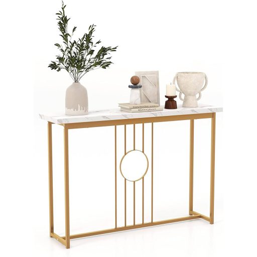 Moderní předsíňový stolek s mramorovým vzhledem