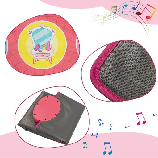 Růžová taneční podložka