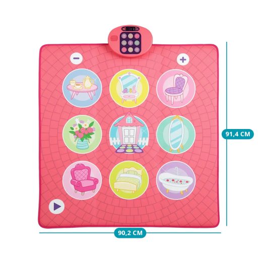 Růžová taneční podložka