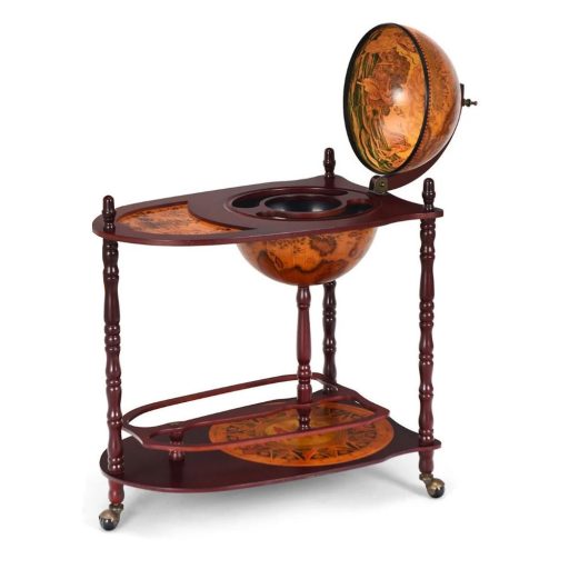 Kulatý barový regál na víno