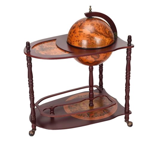 Kulatý barový regál na víno