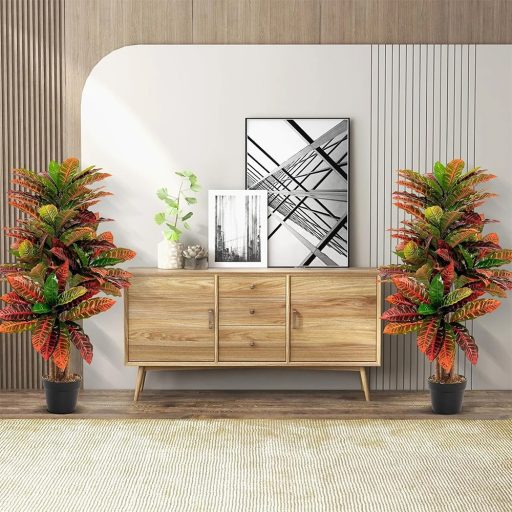 Kroton umělá rostlina 100 cm