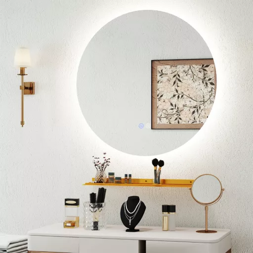 Zrcadlo do koupelny LED 60 cm