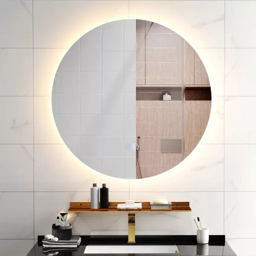 Zrcadlo do koupelny LED 60 cm