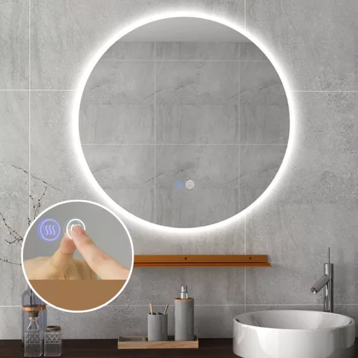 Zrcadlo do koupelny LED 60 cm