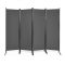 4-panelový paraván 173 cm šedý
