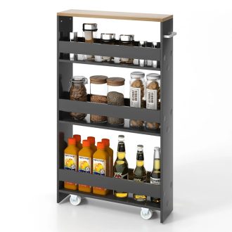   4-patrové úložné zařízení s otevřenými policemi, šedé