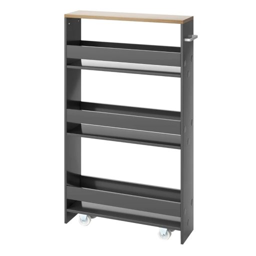 4-patrové úložné zařízení s otevřenými policemi, šedé