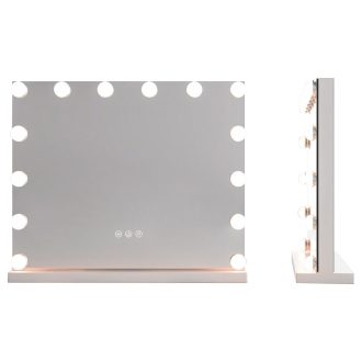 Stolní kosmetické zrcadlo s LED osvětlením