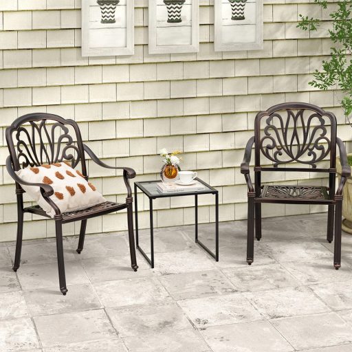 Skleněný odkládací stolek