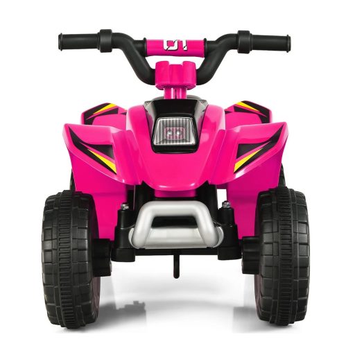 Dětský čtyřkolový vůz na baterie, růžový