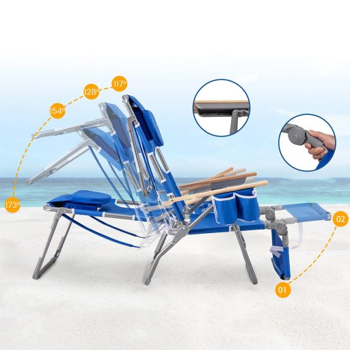 3 v 1 skládací plážové křeslo