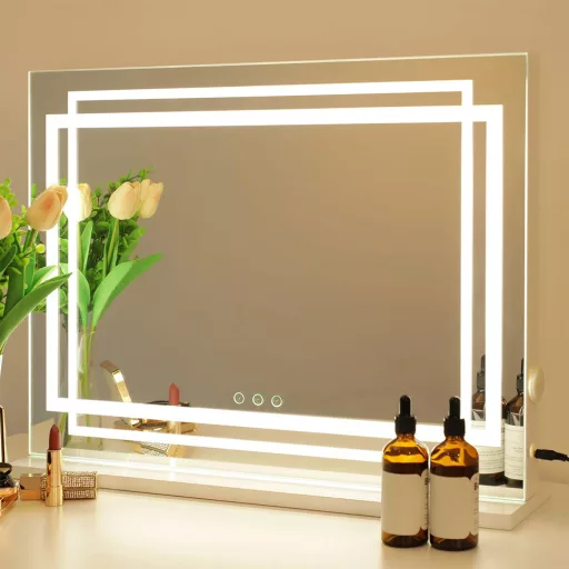 LED kosmetické zrcadlo 58 x 12 x 48 cm