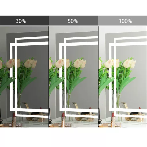 LED kosmetické zrcadlo 58 x 12 x 48 cm