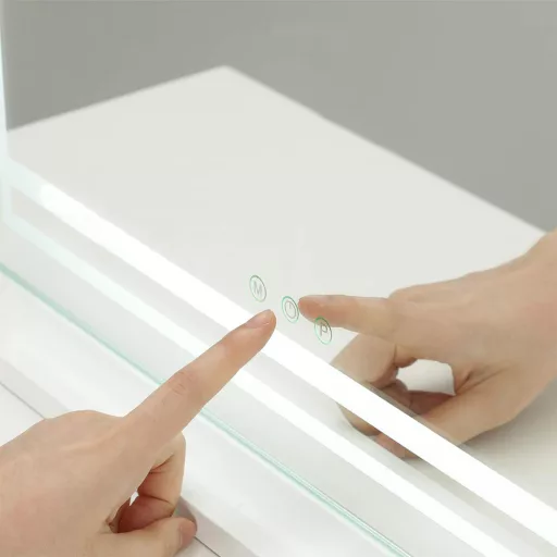 LED kosmetické zrcadlo 58 x 12 x 48 cm