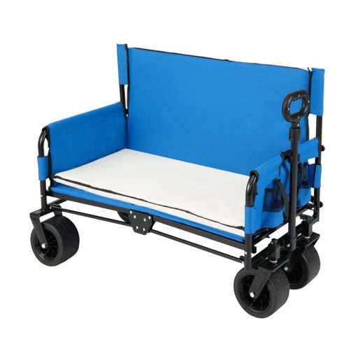 Skládací plážový vozík / lavice 2 v 1