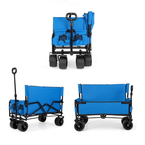 Skládací plážový vozík / lavice 2 v 1