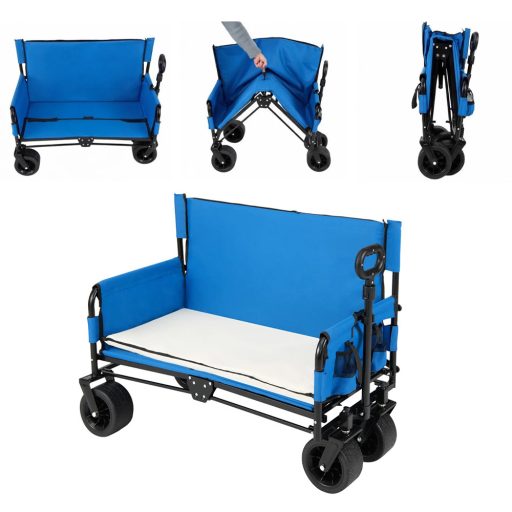 Skládací plážový vozík / lavice 2 v 1