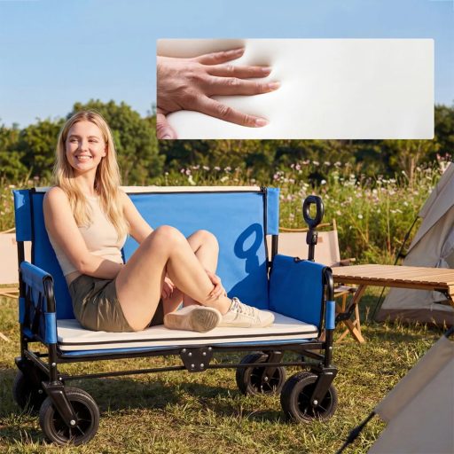 Skládací plážový vozík / lavice 2 v 1