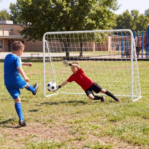 Fotbalová branka s odnímatelnou cílovou sítí