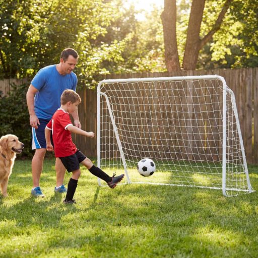 Fotbalová branka s odnímatelnou cílovou sítí