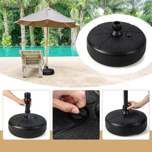 Stojan na slunečník plnitelný vodou nebo pískem