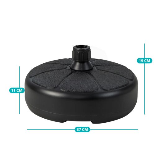 Stojan na slunečník plnitelný vodou nebo pískem