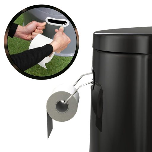 Přenosné WC Černé