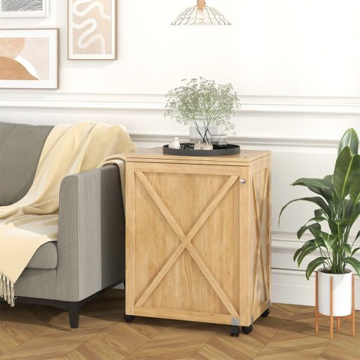 Skládací stolek na šicí stroj, přírodní