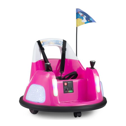 Dětský autodráha 12V, růžová