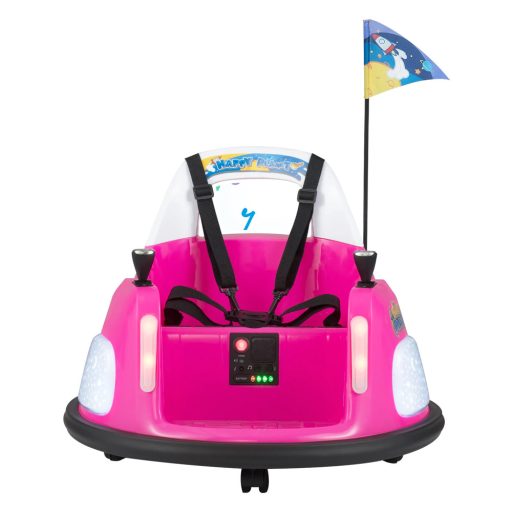 Dětský autodráha 12V, růžová