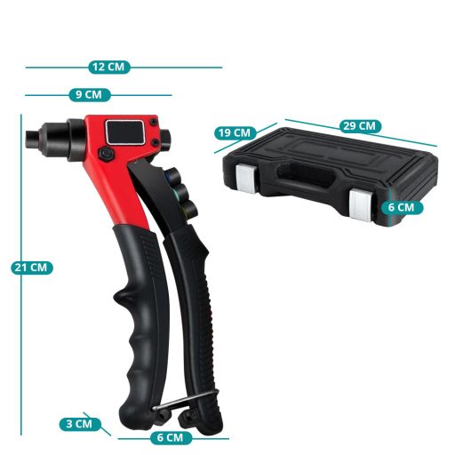 Ruční nýtovačka sada, 200 ks